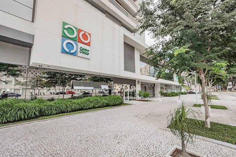 Apto Centro Civico Frente Shop Mueller Piscina Academia