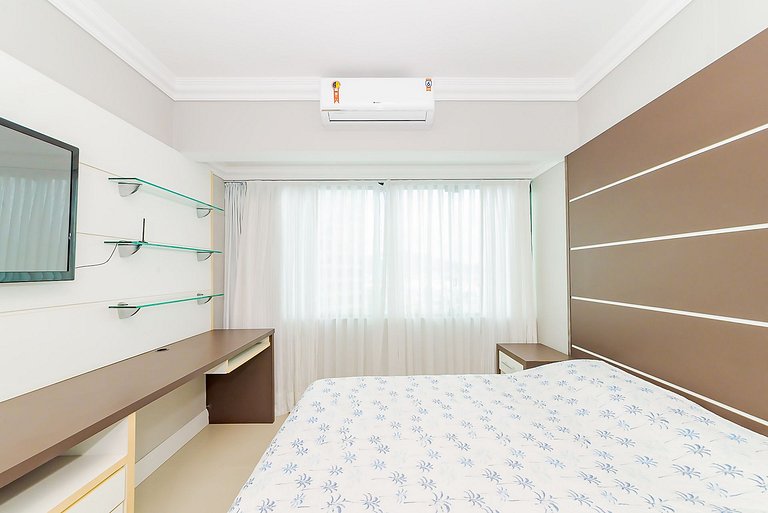 Quadra Mar Apto Amplo Suite + 2Q 50m da Praia
