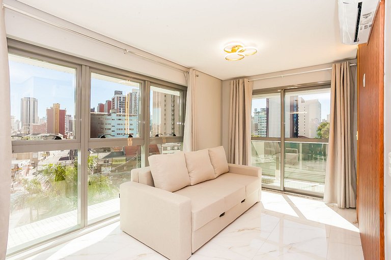 7th Avenue: 1 Quarto, Piscina e 2 Vagas