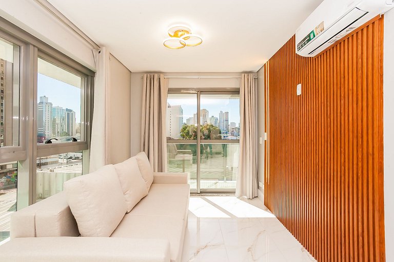 7th Avenue: 1 Quarto, Piscina e 2 Vagas