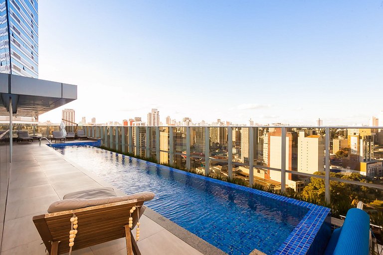 7th Avenue: 1 Quarto, Piscina e 2 Vagas