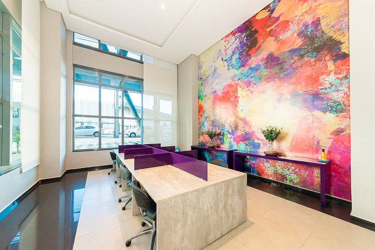 7th Avenue: 1 Quarto, Piscina e 2 Vagas